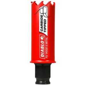 FREUD DIABLO 1-1/16" (27MM) CARBIDE GP HOLESAW