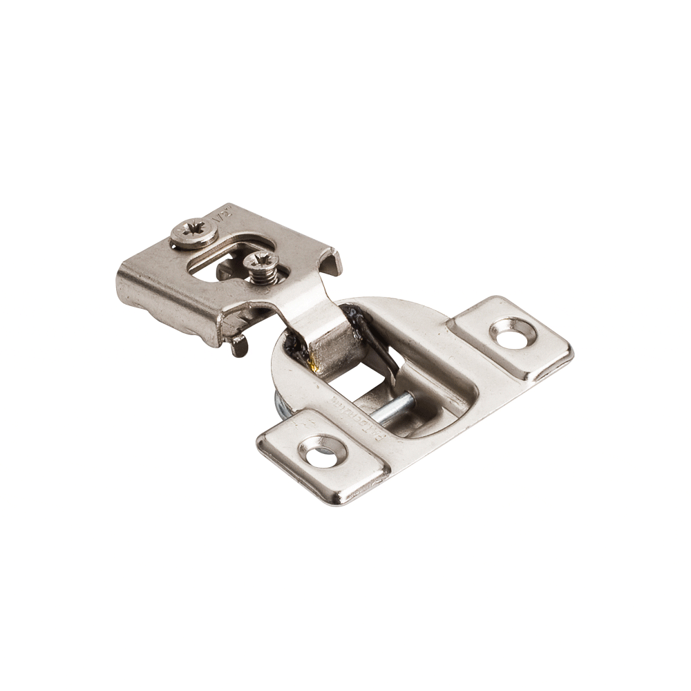 1/2" Overlay Compact Concealed Hinge with Cam Adjustments & 4 tabs without Dowels.