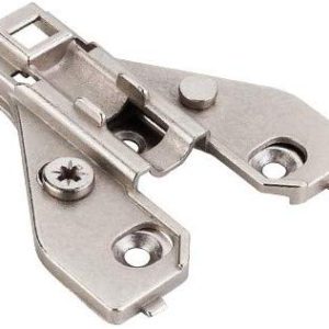 Hardware Resources 700 Series Clip On Mounting Plate for Concealed E, Polished Nickel