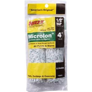 hizz 73013 4" Microlon 1/2" Nap Mini Roller Cover 2Pk
