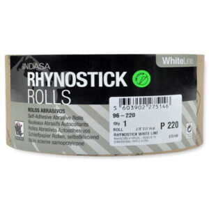 Indasa 2.75" Rhynostick WhiteLine PSA Sanding Rolls, 96 Series