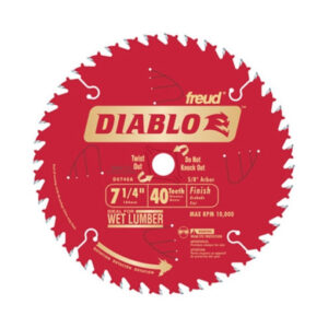 FREUD D0740A 7-1/4" X 40 ATB FINISHING BLADE