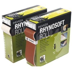 INDASA RHYNOSOFT FOAM HAND SANDING PADS, BOXED DISPENSER ROLL, 3700R