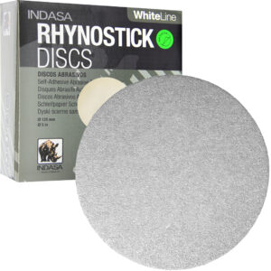 Indasa 5" PSA 100 grit Sanding Discs, Qty.100 Discs/Box