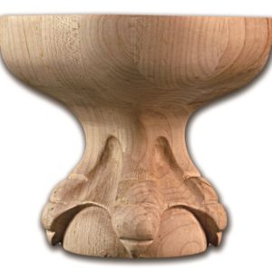 BALL & CLAW FOOT RED OAK