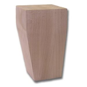 TAPERED FOOT RED OAK