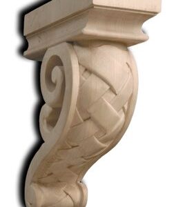 WOVEN CORBEL  12" x 3-1/2" x 9" BIRCH