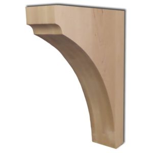 COVED CORBEL 14" x 3" x 10" MAPLE