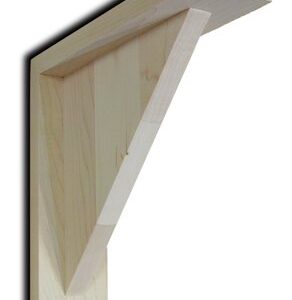 TRINITY BAR BRACKET 8" X 2-5/8" X 8" CHERRY