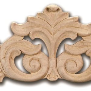 ACANTHUS OVERLAY 4" x 12" x 5/8" RED OAK