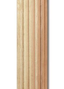 REEDED POST RED OAK