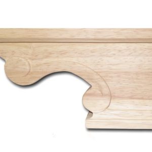 SCROLL PEDESTAL FOOT RIGHT MAPLE