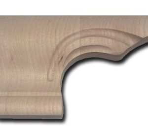 PEDESTAL FOOT LEFT RUBBERWOOD