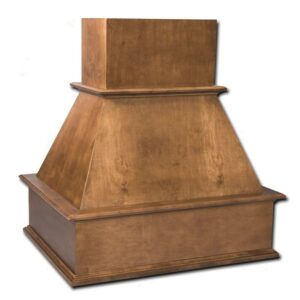 36" Chimney Style Island Range Hood Cherry